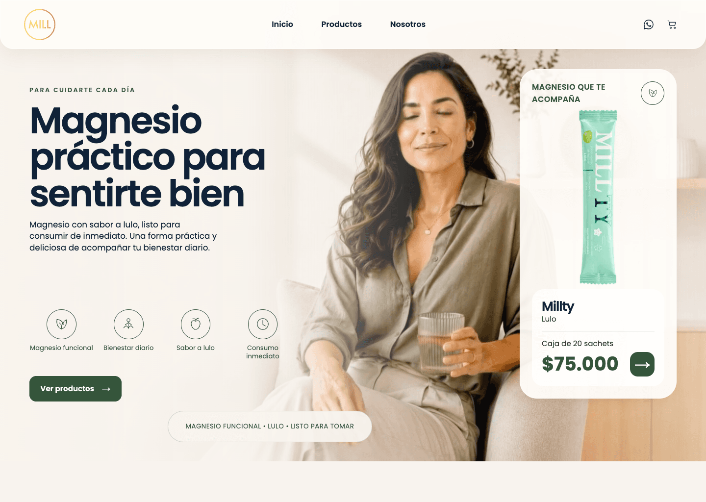 Millnutrición website preview